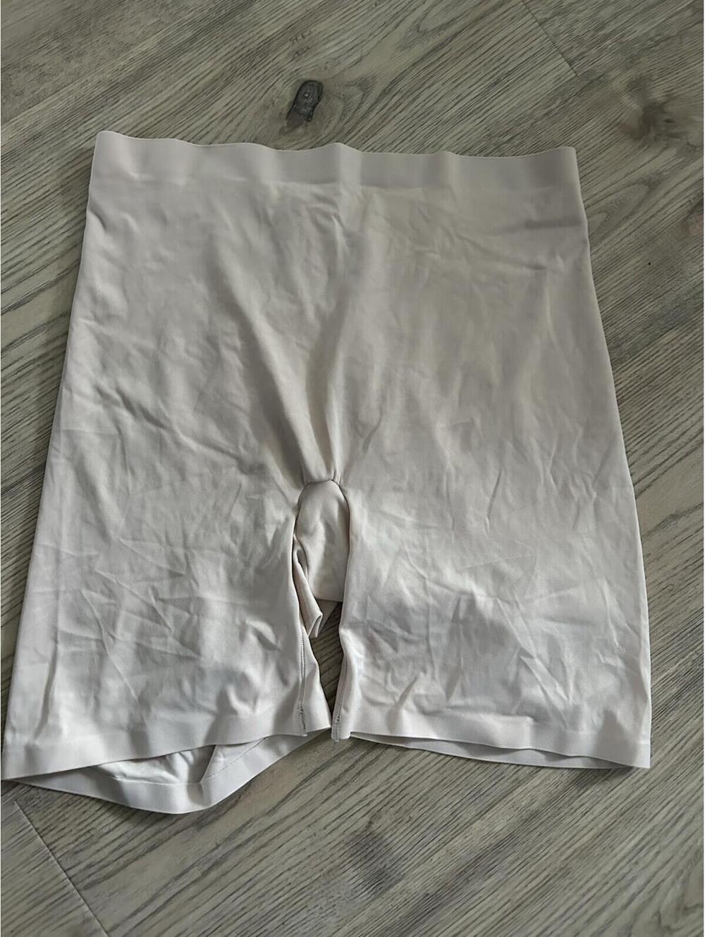 High Waist Shaper Briefs Nude Beige Plus Sz 2XL Thigh Tummy Control Maidenform